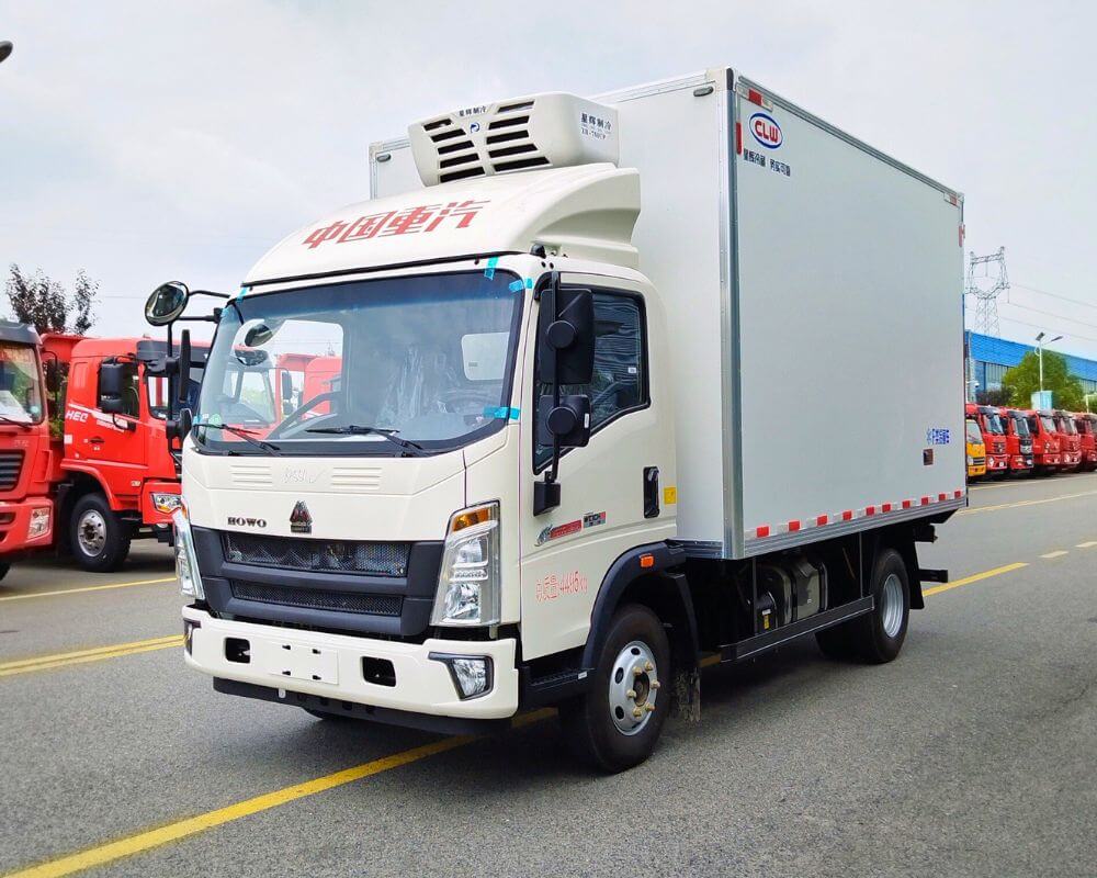 Легкий рефрижераторный автомобиль HOWO 1000x800 - Sinotruks